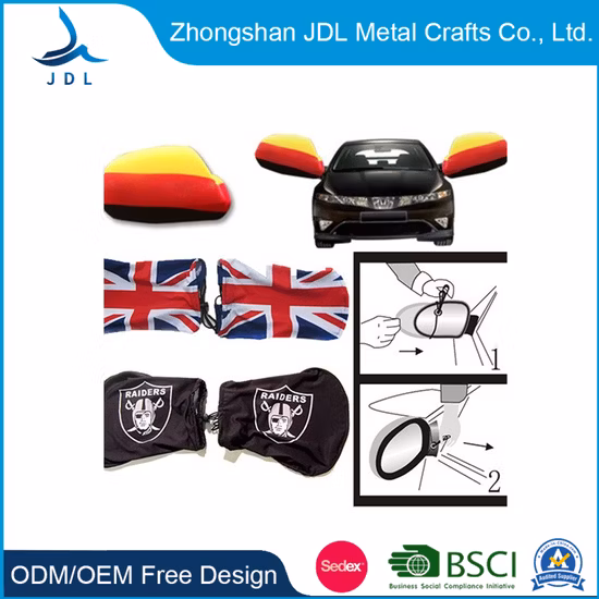 Impression numérique nationale double face en polyester, décoration d'exposition, promotion, affichage en tissu polyester, bannière personnalisée, miroir de voiture, chaussettes