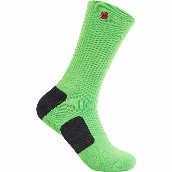 Chaussettes de basket-ball d'élite de sport de compression de coton personnalisé en gros pour hommes unisexes