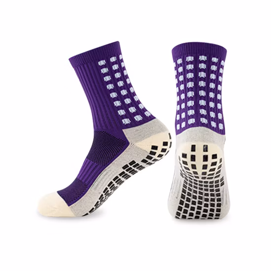 Chaussettes de sport à haute adhérence, durables, antidérapantes, tricotées, respirantes, confortables, séchage rapide, cheville, été et automne