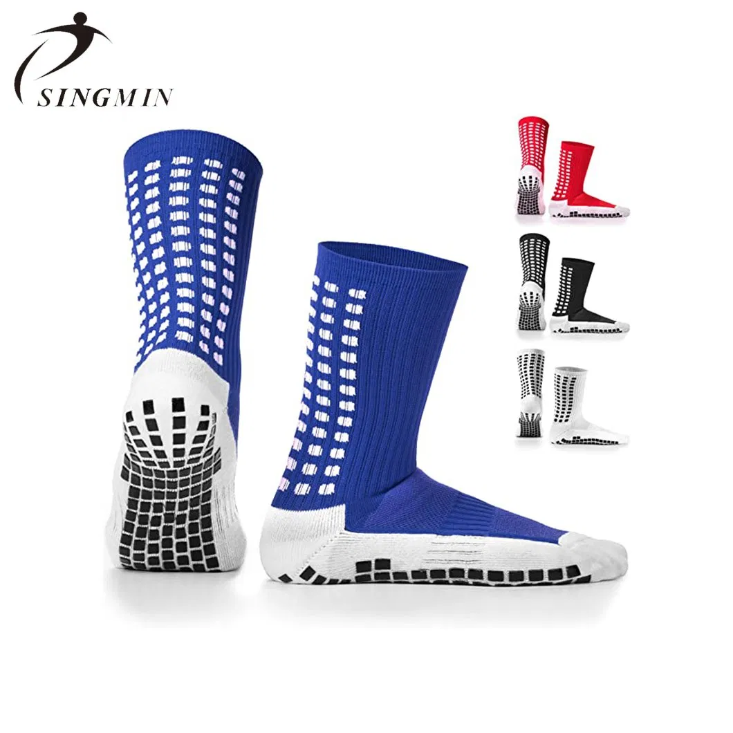 Chaussettes de sport de basket-ball avec Logo personnalisé, fourniture d'usine, antidérapantes, chaussettes de sport pour hommes